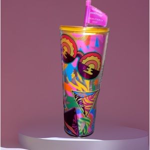 NWT 2023 STARBUCKS Tim Singleton Limited Edition 24Oz Tumbler!🌈